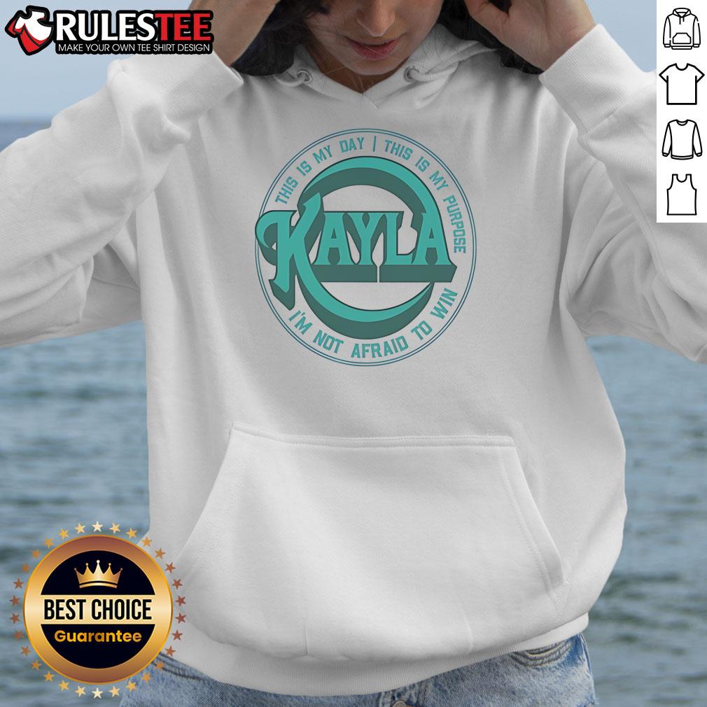Good Kayla Harrison This Is My Day This Is My Purpose I'm Not Afraid To Win Concert T-Shirt - Image 2