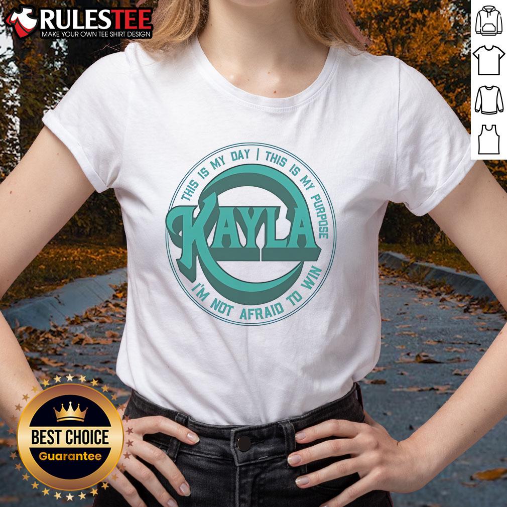 Good Kayla Harrison This Is My Day This Is My Purpose I'm Not Afraid To Win Concert T-Shirt - Image 3