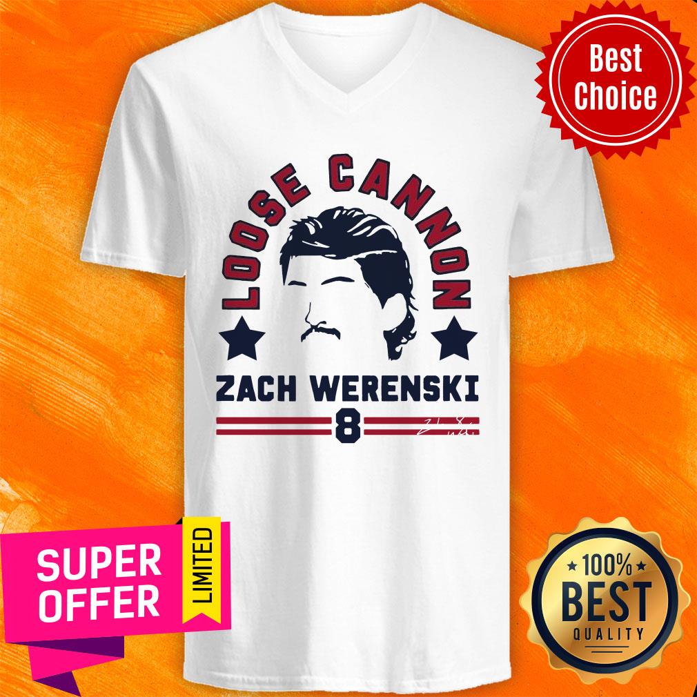 Columbus Loose Cannon Zach Werenski 8 Shirt - Image 3