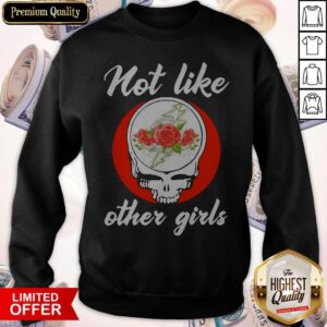 Alternative view of Grateful Dead Skull Floral Not Like Other Girl Shirt