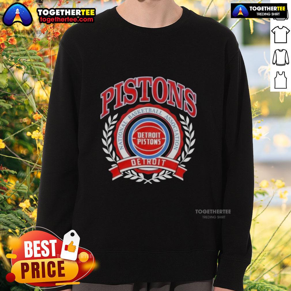 Good Detroit Pistons National Basketball Association Crest T-Shirt - Image 5