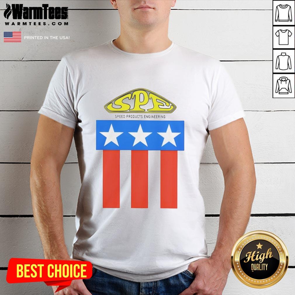Top Spe Speed Products Engineering Logo T-Shirt