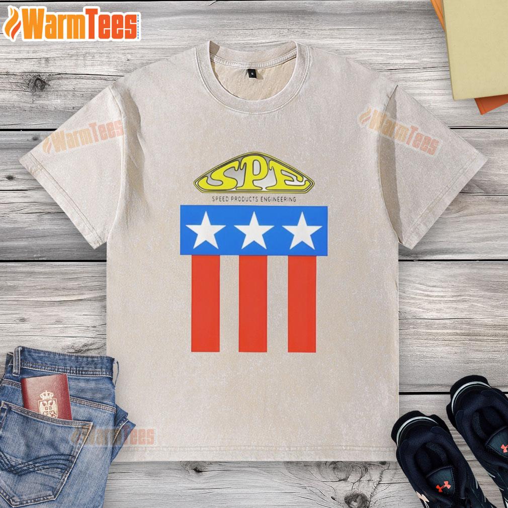 Top Spe Speed Products Engineering Logo T-Shirt - Image 6