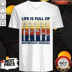 Alternative view of Cute Fishing Life Is Full Of Important Choices Vintage Retro Shirt