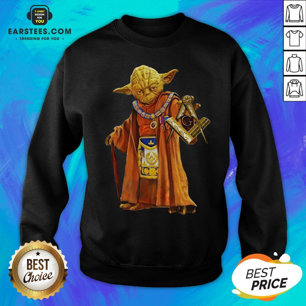 Nice Master Yoda Freemason Brother T-Shirt - Image 5