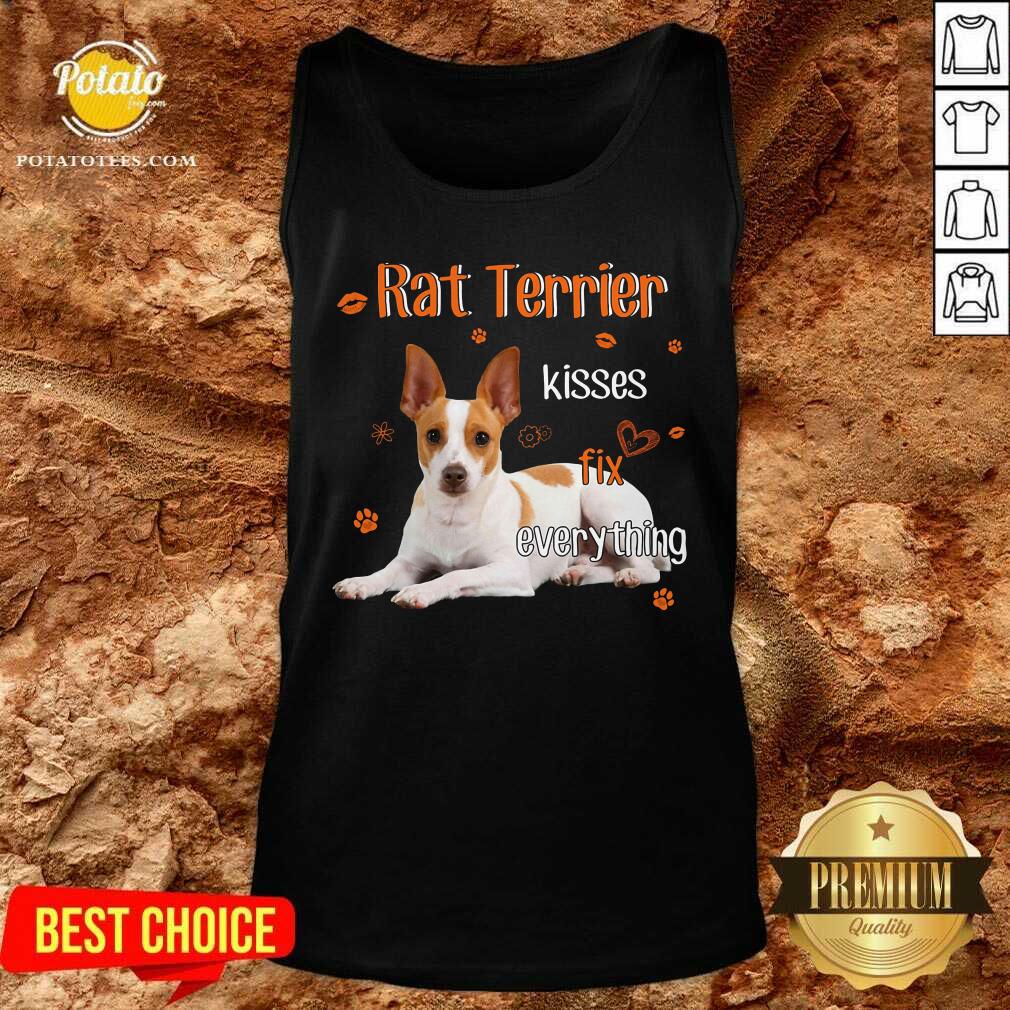 Rat Terrier Kisses Fix Everything Shirt - Image 3
