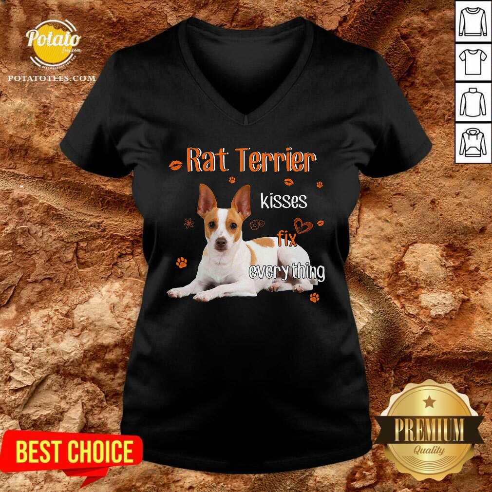 Rat Terrier Kisses Fix Everything Shirt - Image 2