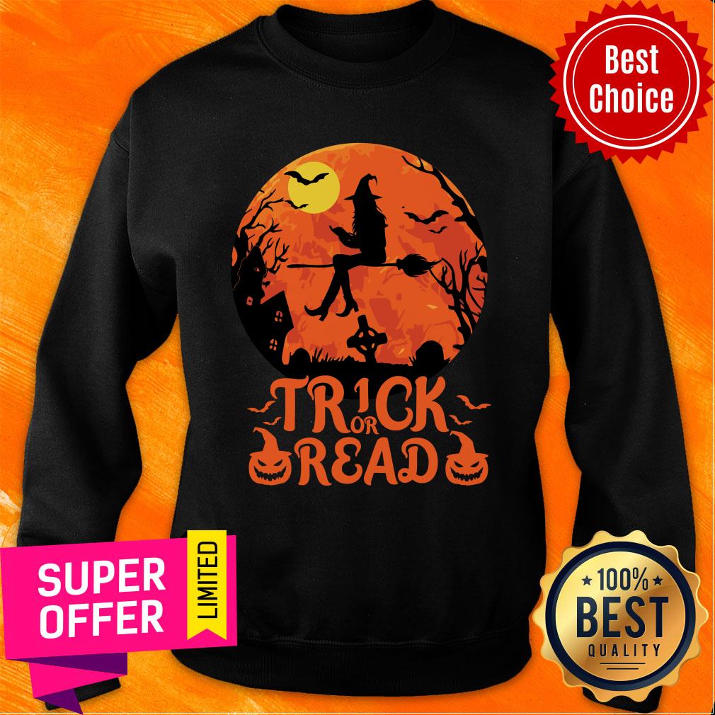 Trick Or Read Halloween Reading Lover Shirt - Image 4
