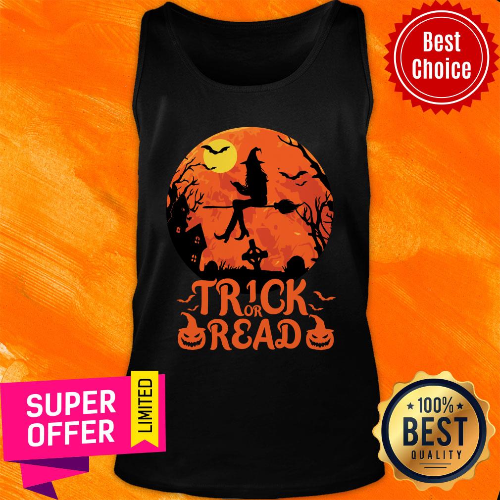 Trick Or Read Halloween Reading Lover Shirt - Image 3