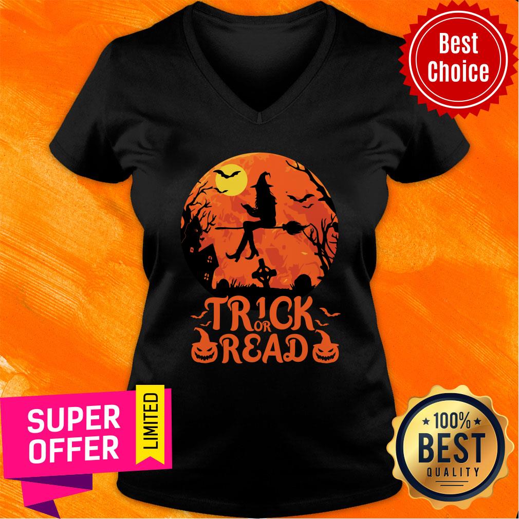 Trick Or Read Halloween Reading Lover Shirt - Image 5