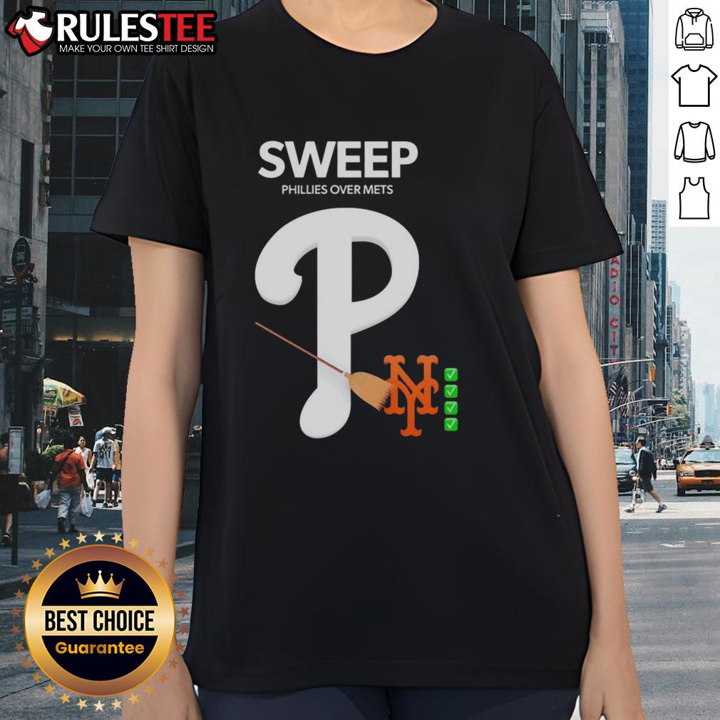 Good Sweep Phillies Over Mets T-Shirt - Image 3