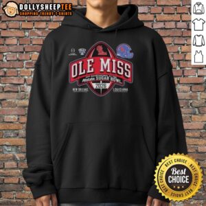 Alternative view of Top Ole Miss Rebels Allstate Sugar Bowl CFP Quarterfinal At The New Orleans T-Shirt