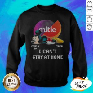 Alternative view of Mickey Mouse Mittie Covid 19 2020 I Can Stay At Home Shirt