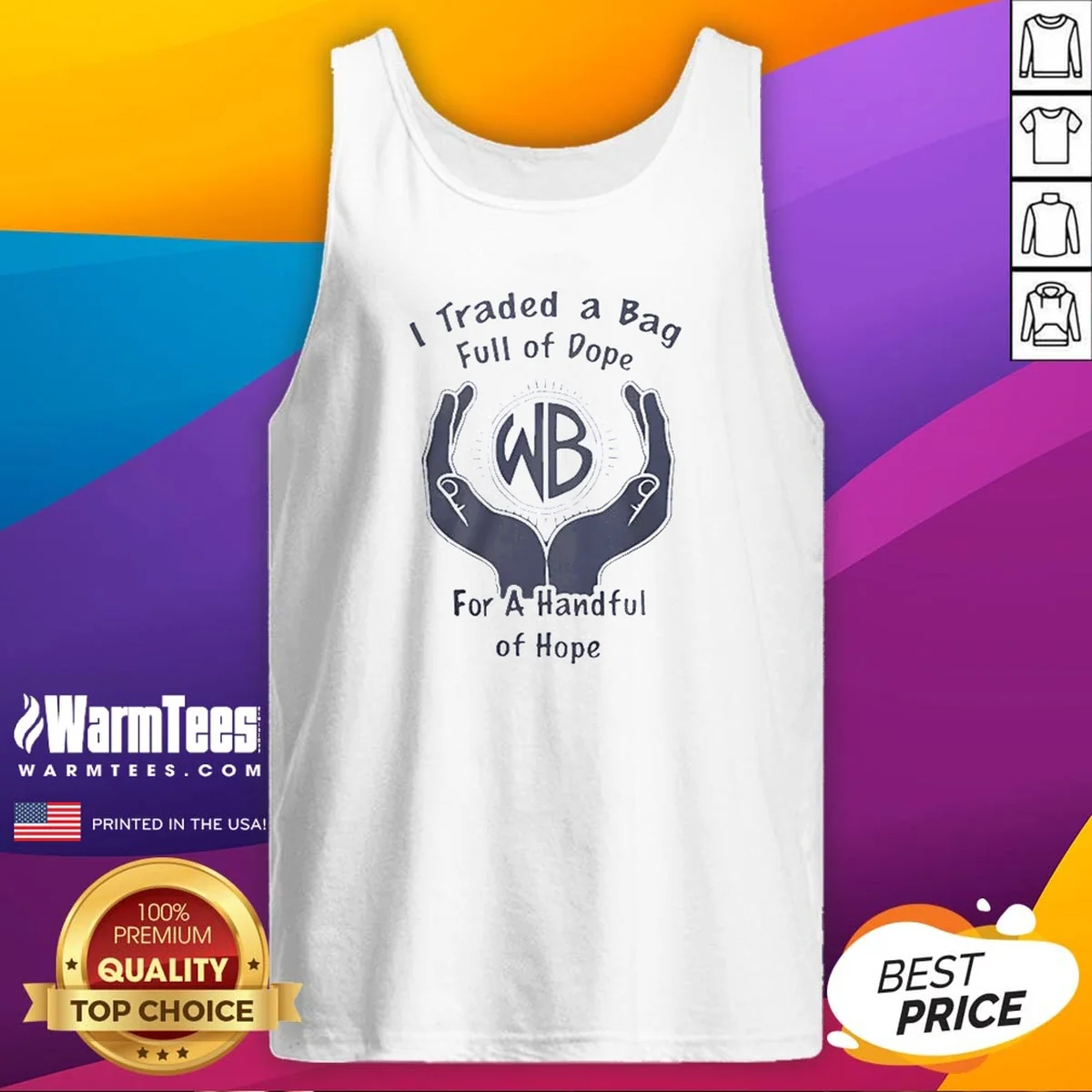 Original I Traded A Bag Full Of Dope For A Handful Of Hope Shirt - Image 5