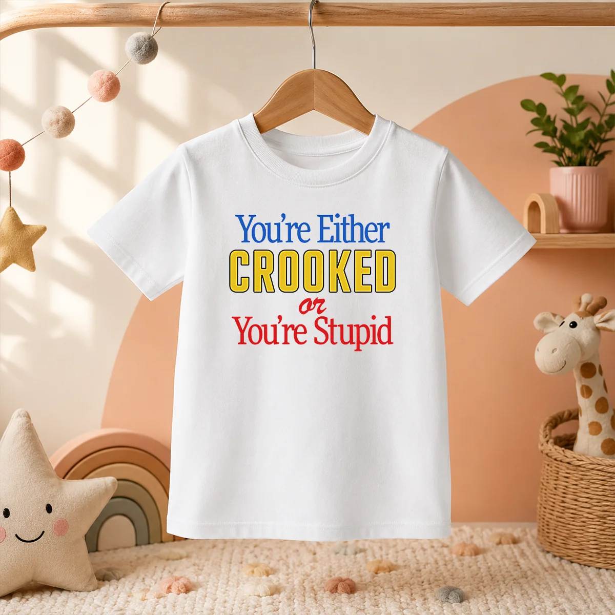 Pretty Crooked Or Stupid Shirt - Image 9