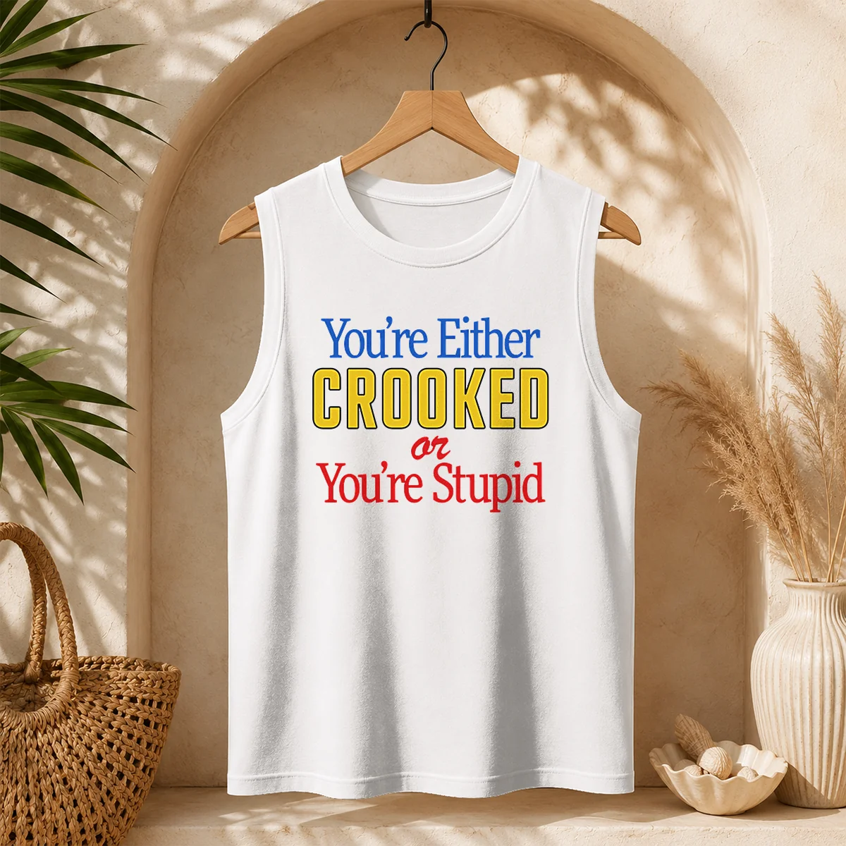 Pretty Crooked Or Stupid Shirt - Image 3
