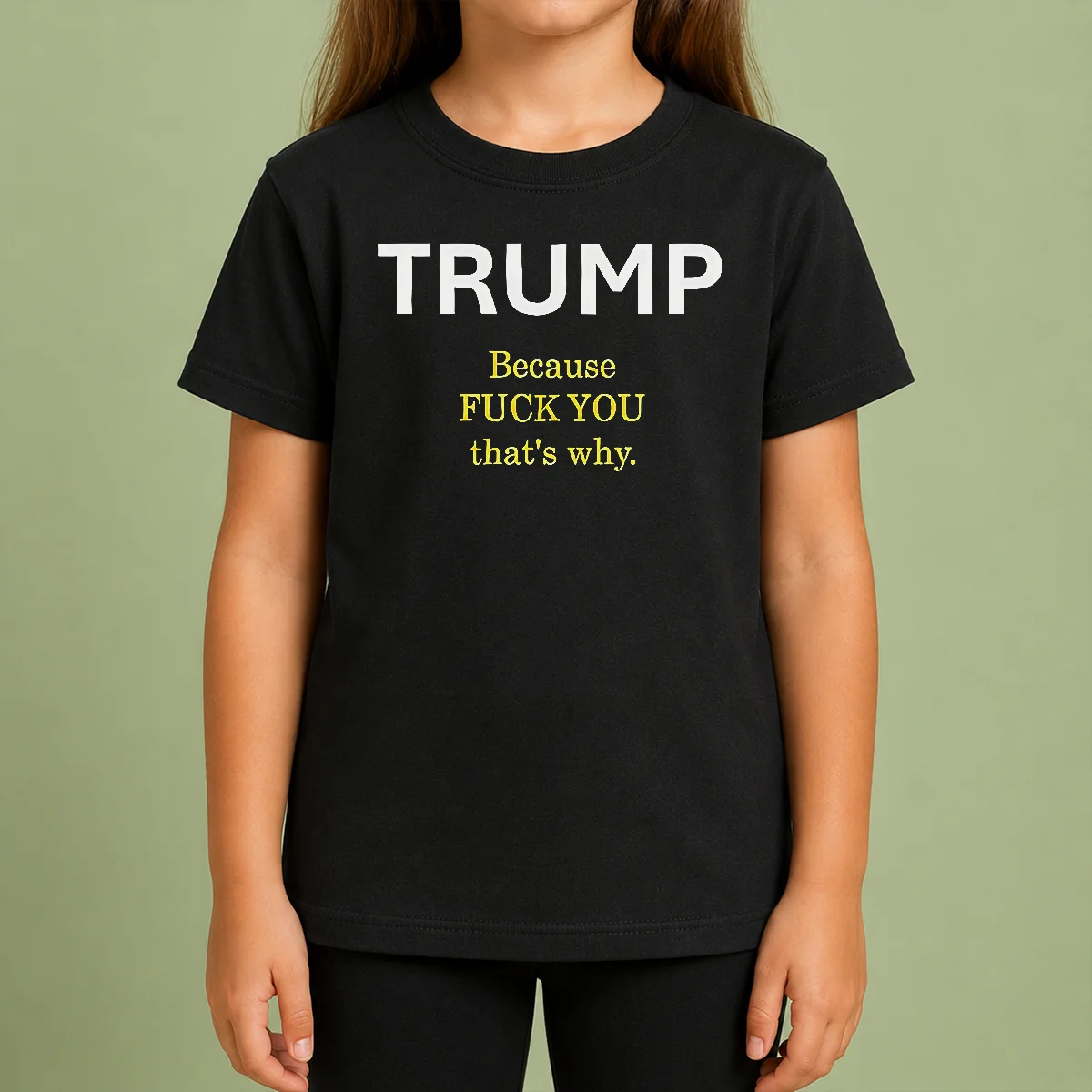 Nice Trump Because Fuck You That's Why Political Shirt - Image 9