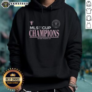 Alternative view of Good Inter Miami CF MLS Cup Champions Diving Stretch 2025 Logo T-Shirt