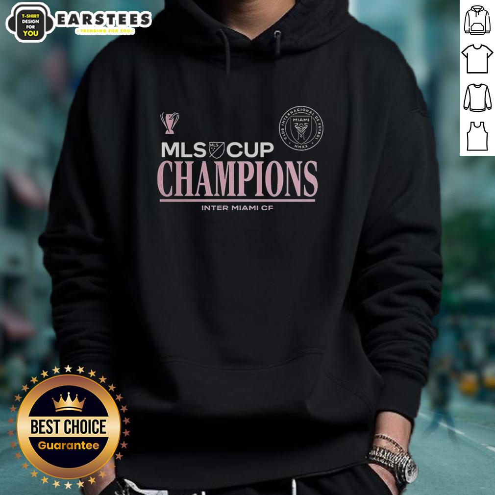 Good Inter Miami CF MLS Cup Champions Diving Stretch 2025 Logo T-Shirt - Image 2