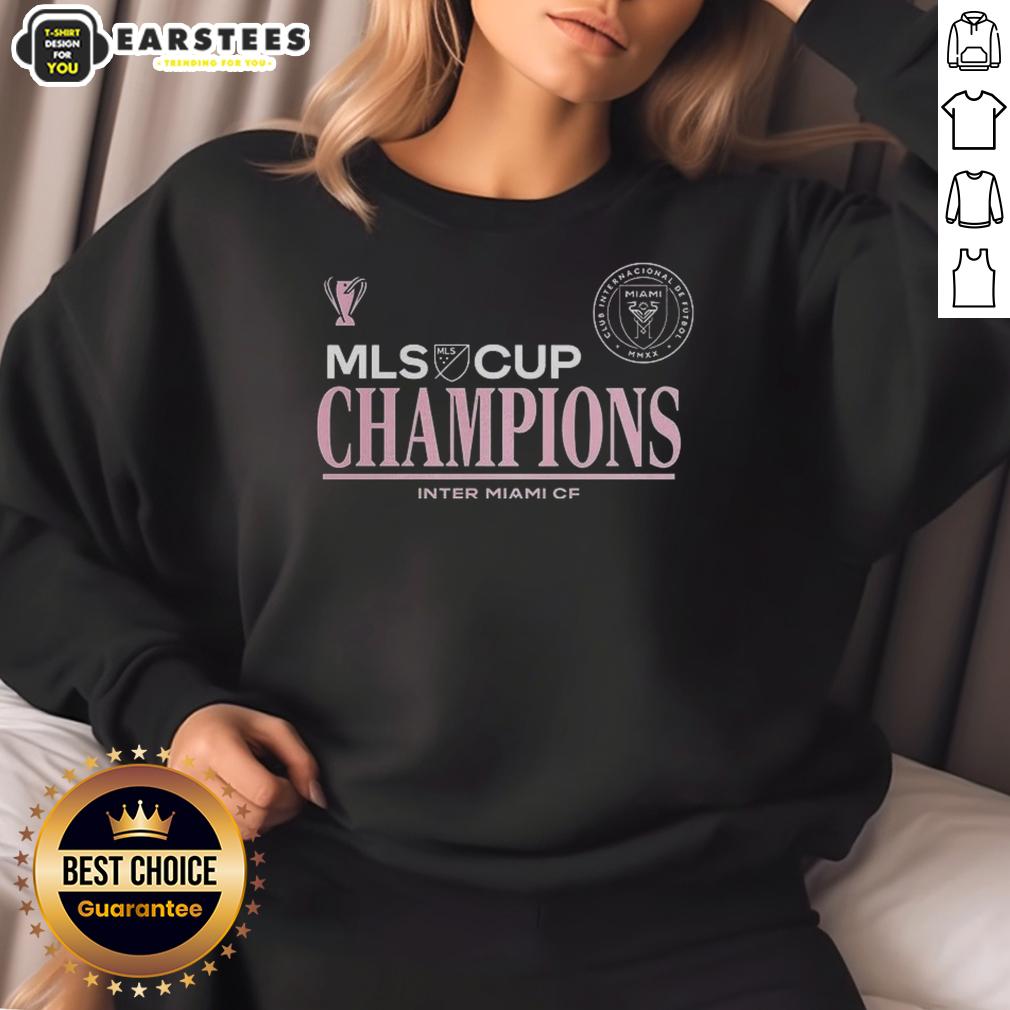 Good Inter Miami CF MLS Cup Champions Diving Stretch 2025 Logo T-Shirt - Image 5