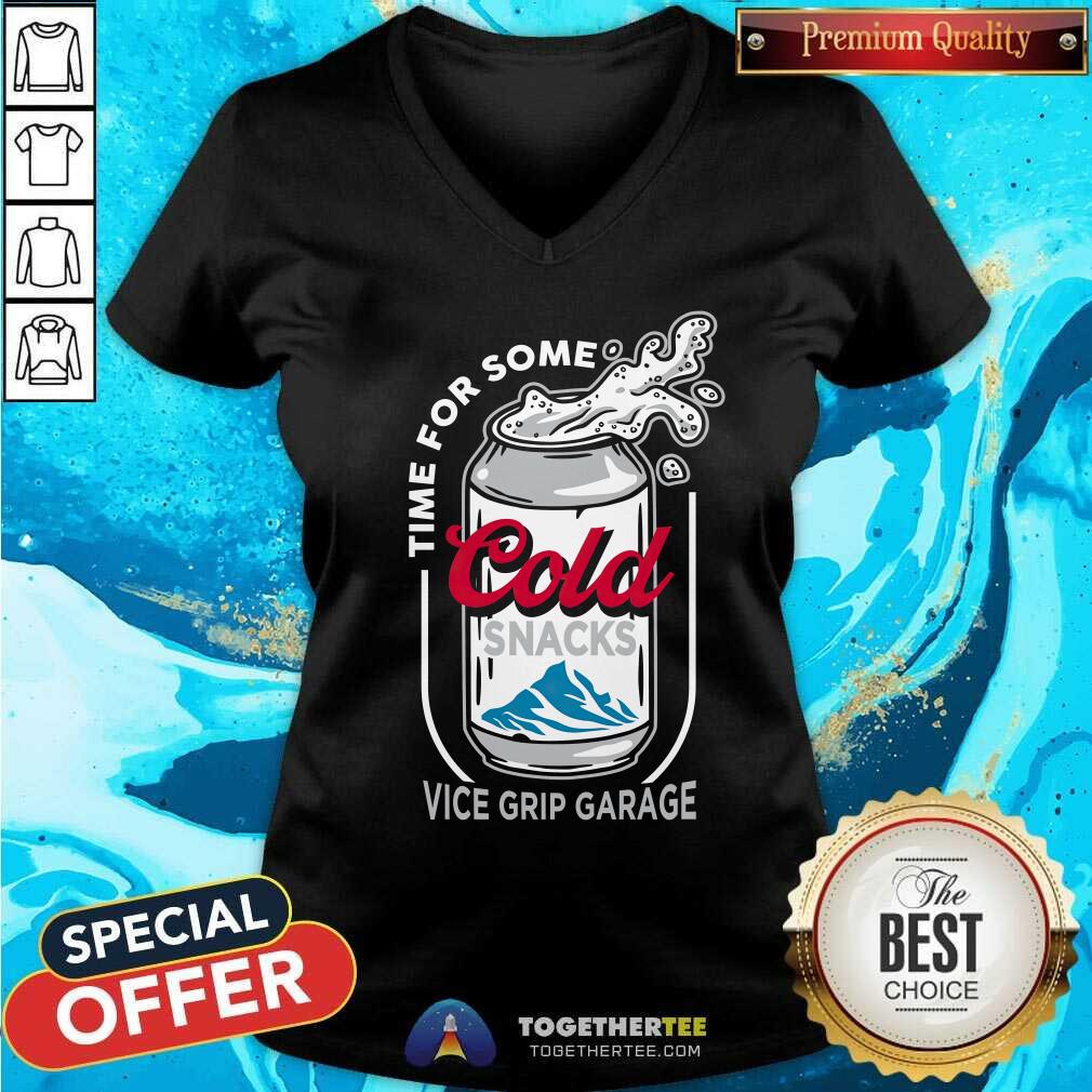 Time For Some Cold Snacks Vice Grip Garage T-shirt - Image 3