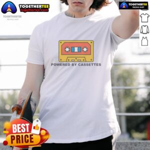 Funny Powered By Cassettes T-Shirt
