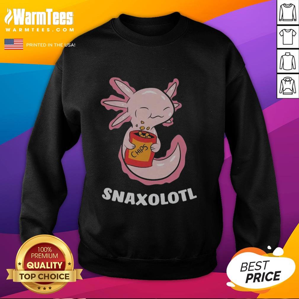 Cute Snaxolotl Chips T-Shirt - Image 5