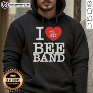 Alternative view of Original I Love Bee Band Heart T-Shirt