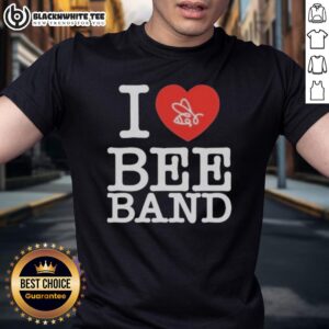 Original I Love Bee Band Heart T-Shirt