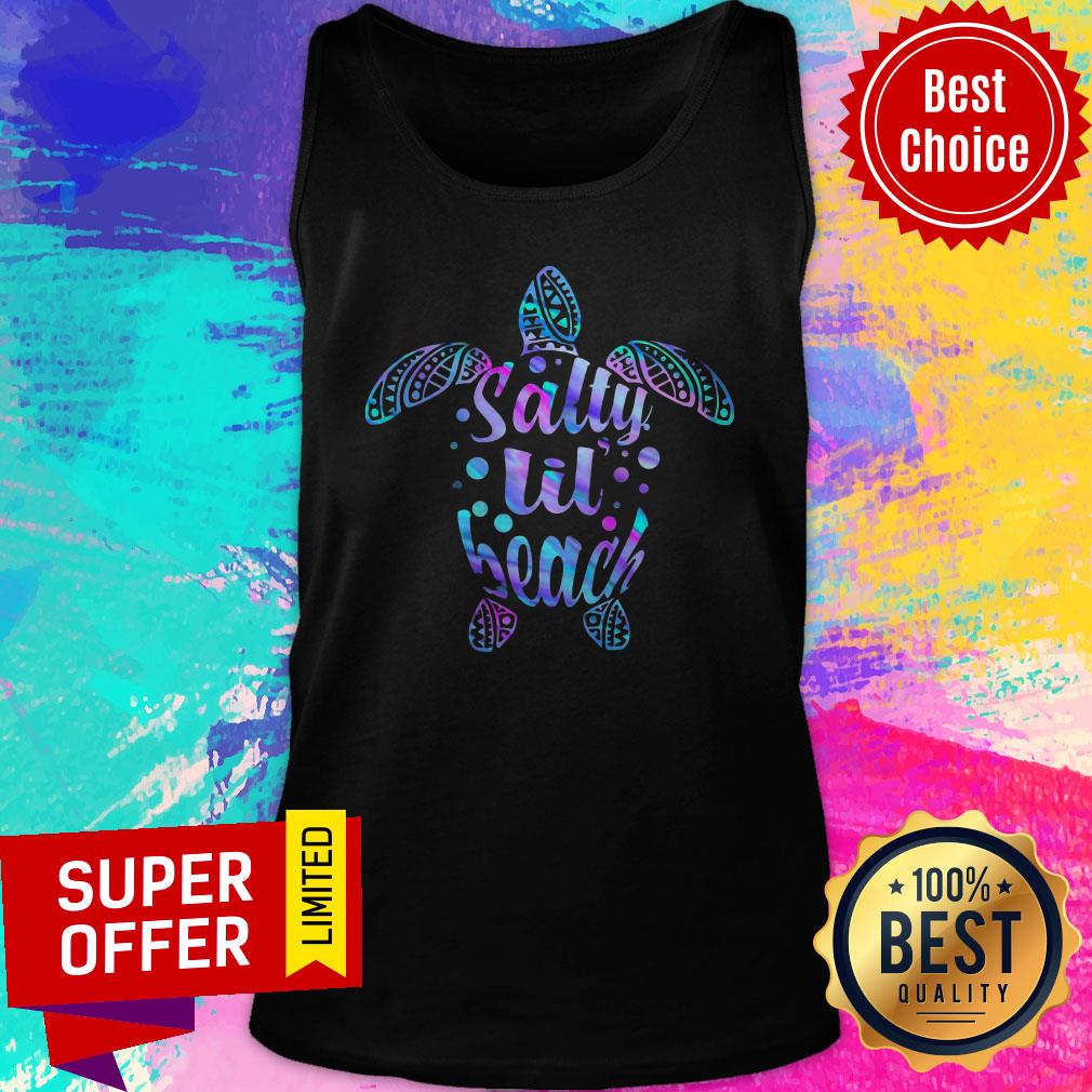 Funny Turtle Salty Lil Beach Shirt - Image 3