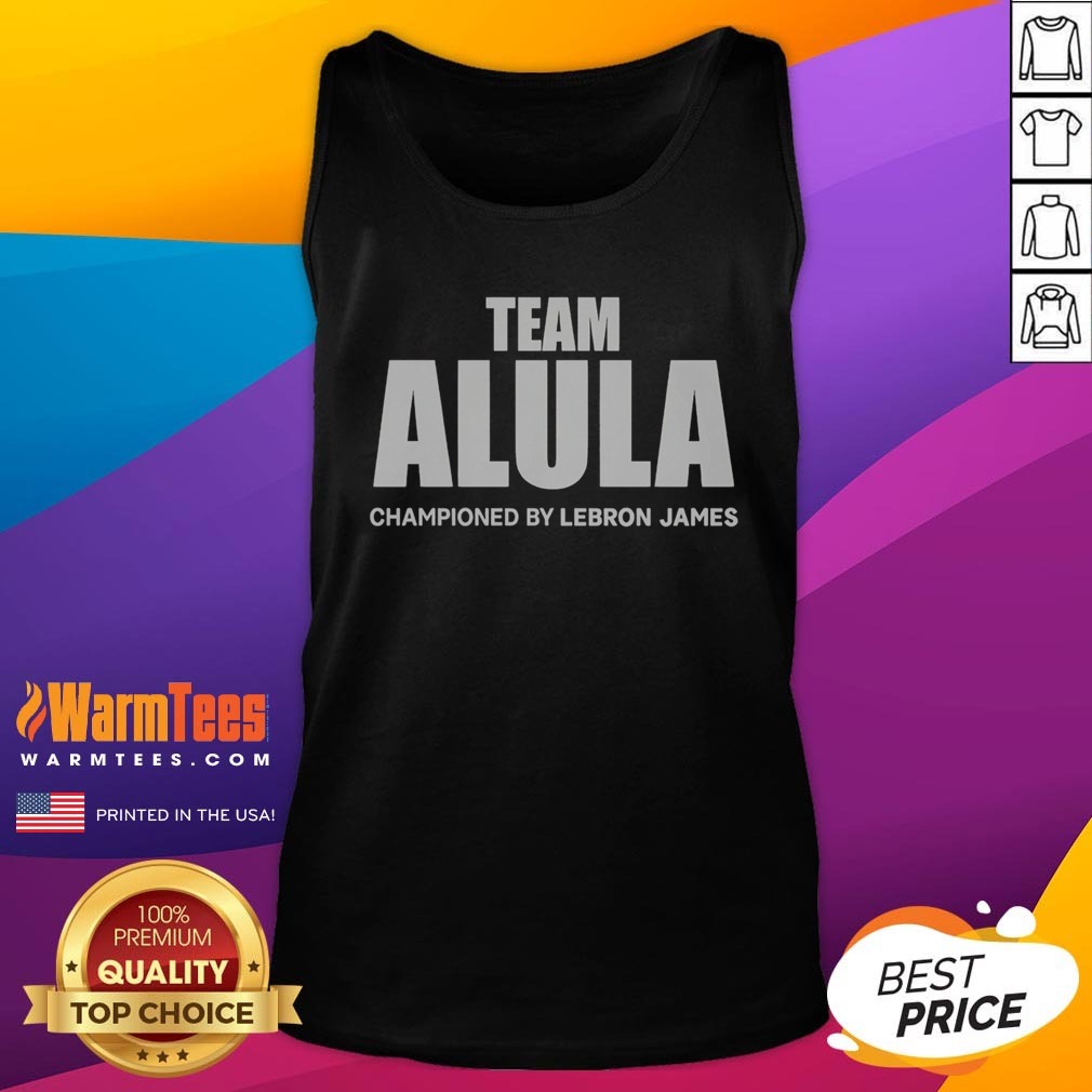 Awesome Team Alula Lebron James Championed Bold Sports Partnership Text Shirt - Image 5