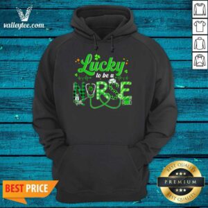 Alternative view of Wonderful Lucky To Be A Nurse St Patricks Day Shirt