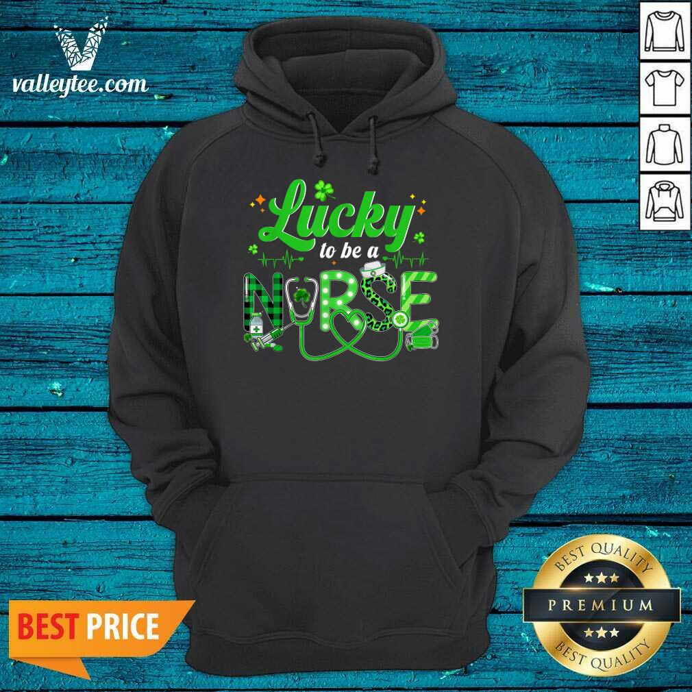 Wonderful Lucky To Be A Nurse St Patricks Day Shirt - Image 2