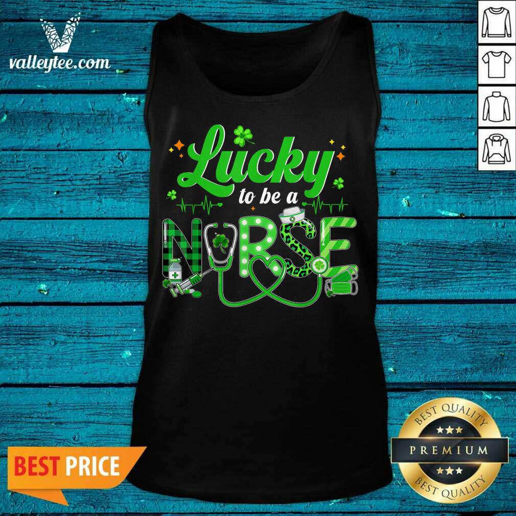 Wonderful Lucky To Be A Nurse St Patricks Day Shirt - Image 4