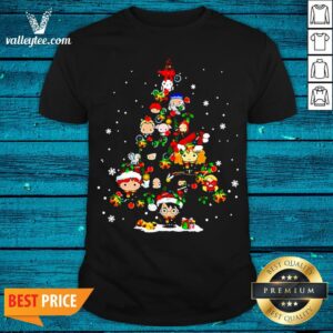 Merry Christmas Harry Potter Chibi Tree Shirt