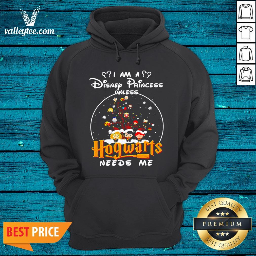 Merry Christmas I Am A Disney Princess Unless Hogwarts Needs Me Harry Potter Shirt - Image 2