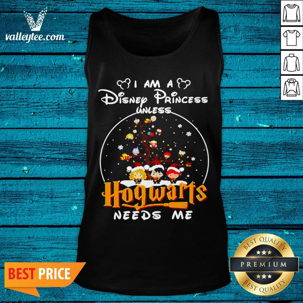 Merry Christmas I Am A Disney Princess Unless Hogwarts Needs Me Harry Potter Shirt - Image 4