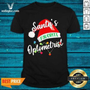 Sweet Santa's Favorite Optometrist Christmas Shirt