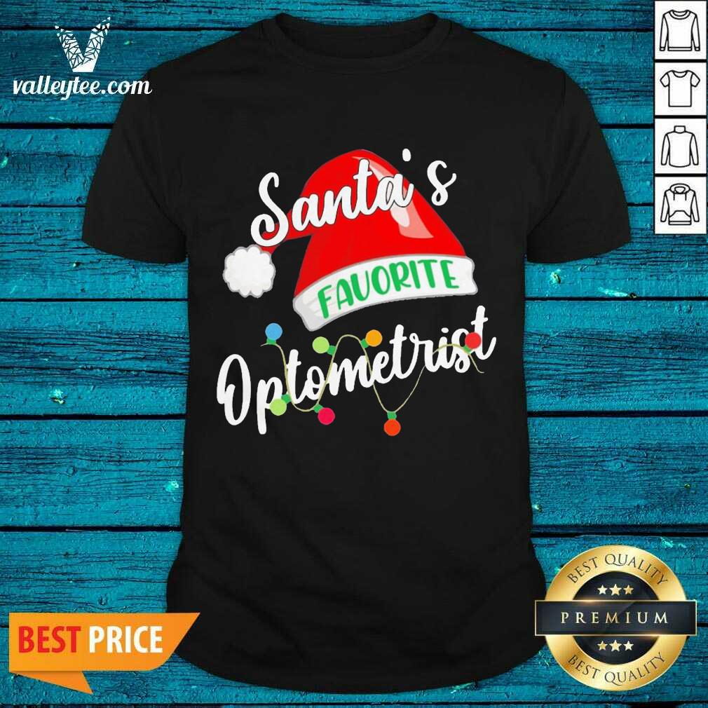 Sweet Santa's Favorite Optometrist Christmas Shirt
