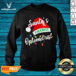 Alternative view of Sweet Santa's Favorite Optometrist Christmas Shirt