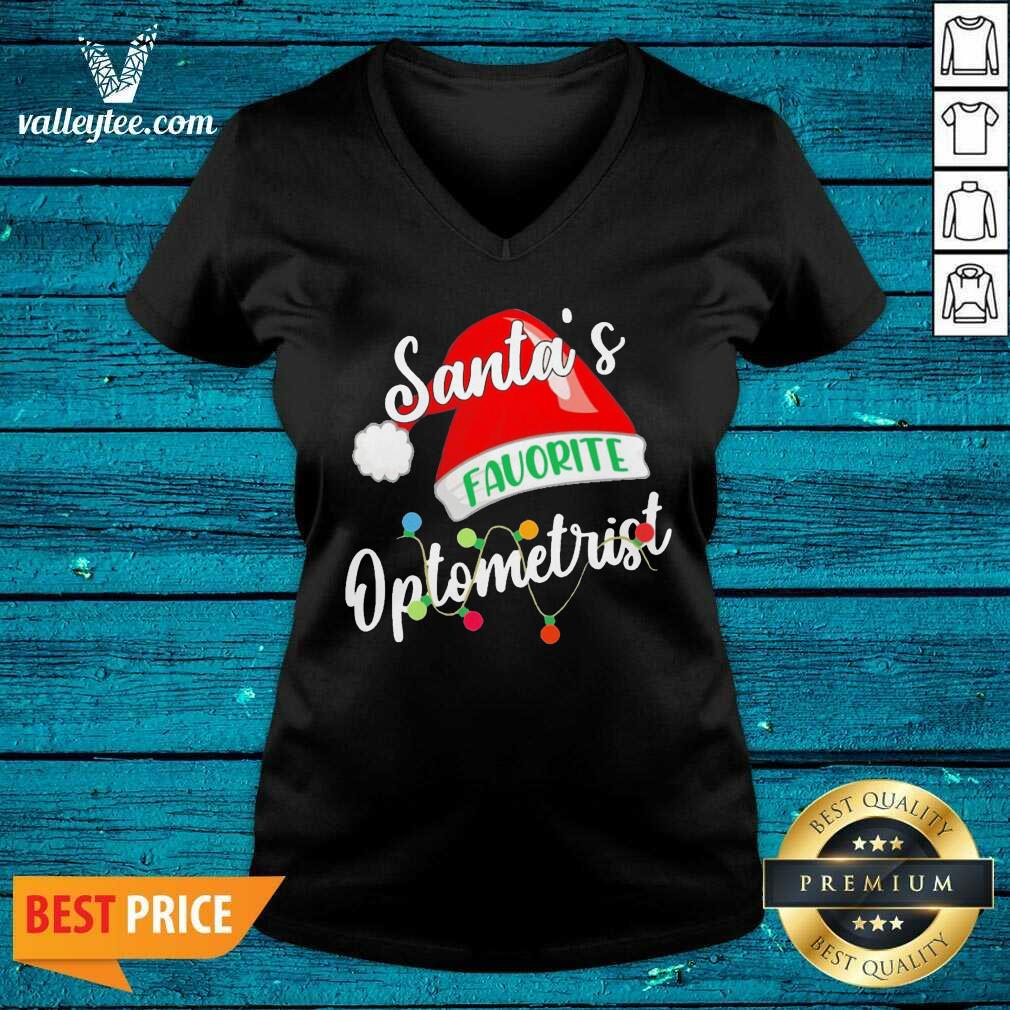 Sweet Santa's Favorite Optometrist Christmas Shirt - Image 4