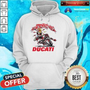 Alternative view of Great Supreme Ducati Bike T-Shirt