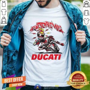 Great Supreme Ducati Bike T-Shirt