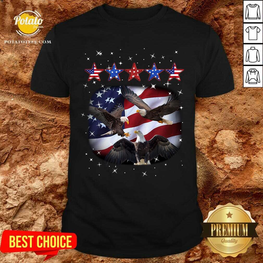 Eagle Five Star America 4th Of July Shirt