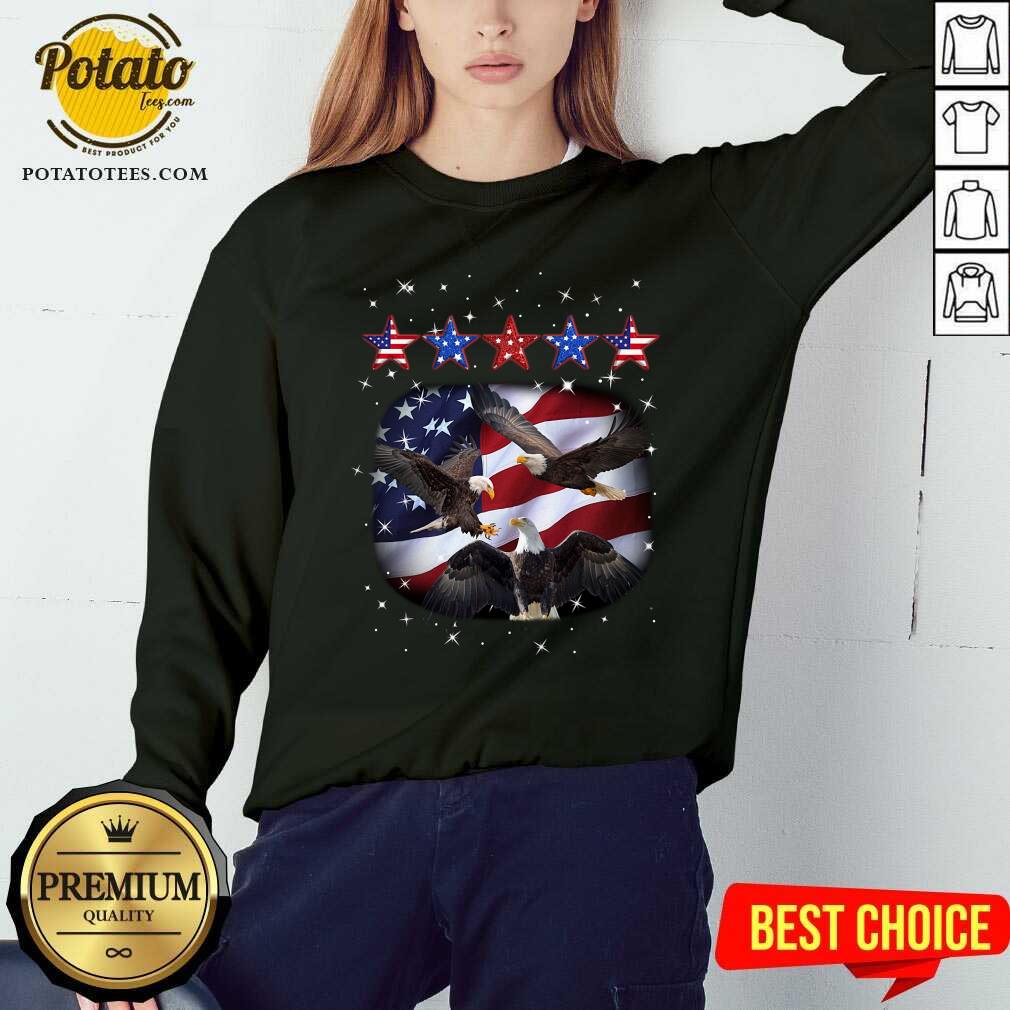 Eagle Five Star America 4th Of July Shirt - Image 4