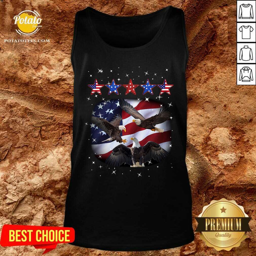Eagle Five Star America 4th Of July Shirt - Image 3