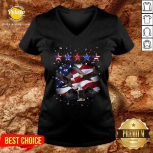 Alternative view of Eagle Five Star America 4th Of July Shirt