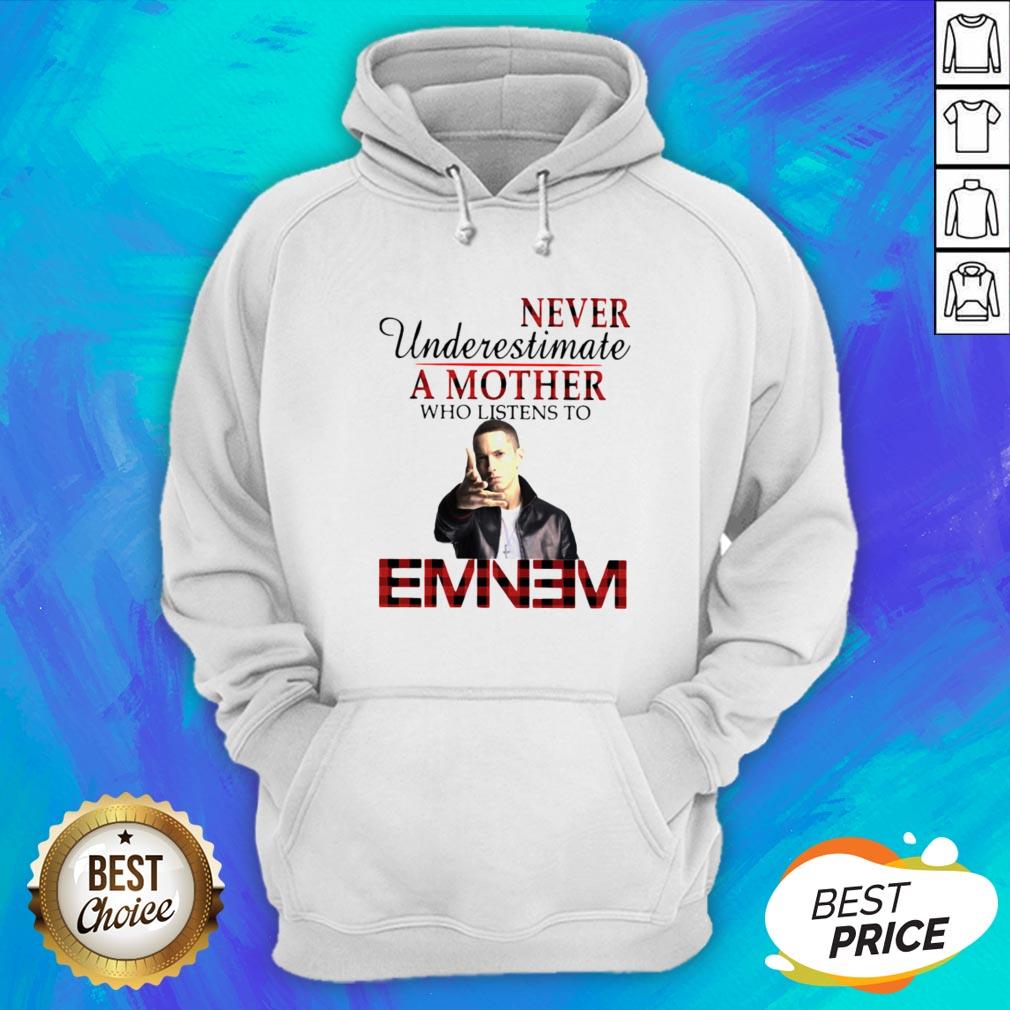 Never Underestimate A Mother Who Listens To Eminem Shirt - Image 2