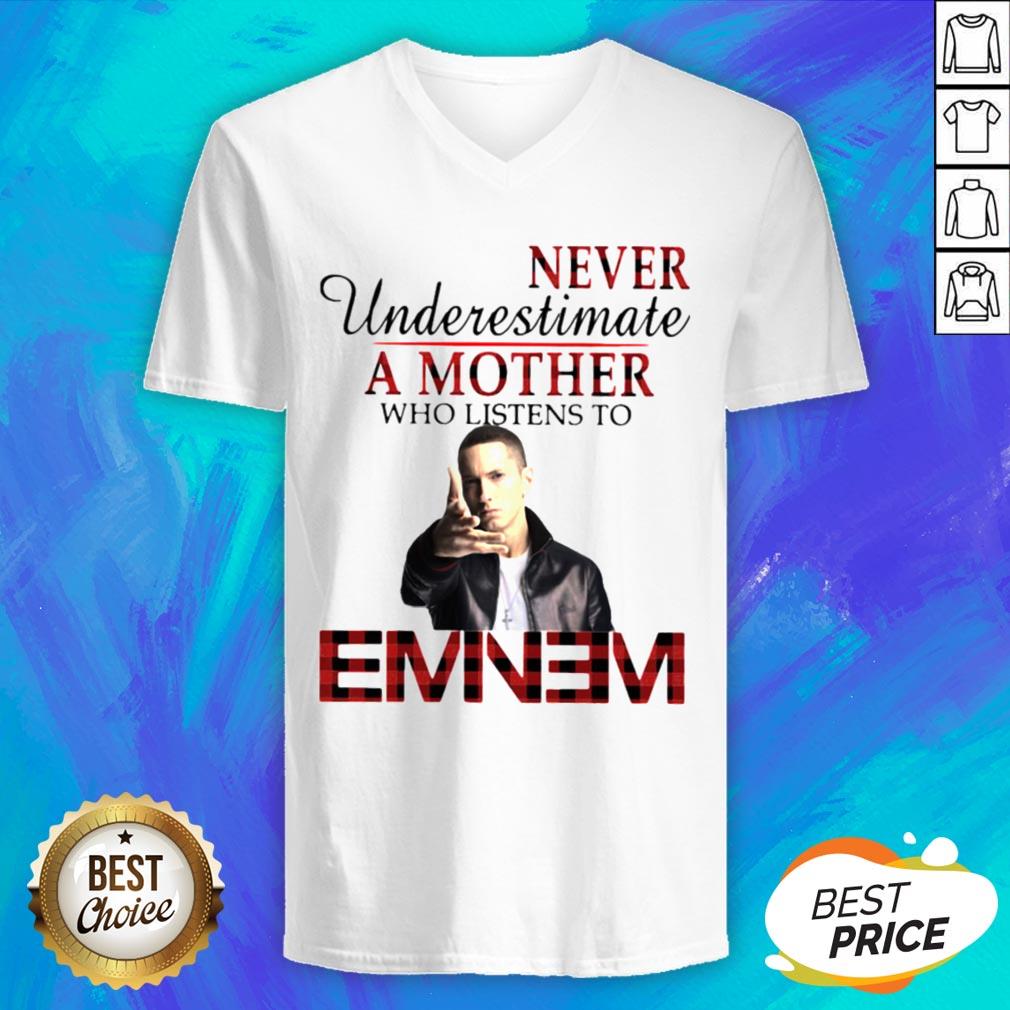 Never Underestimate A Mother Who Listens To Eminem Shirt - Image 3