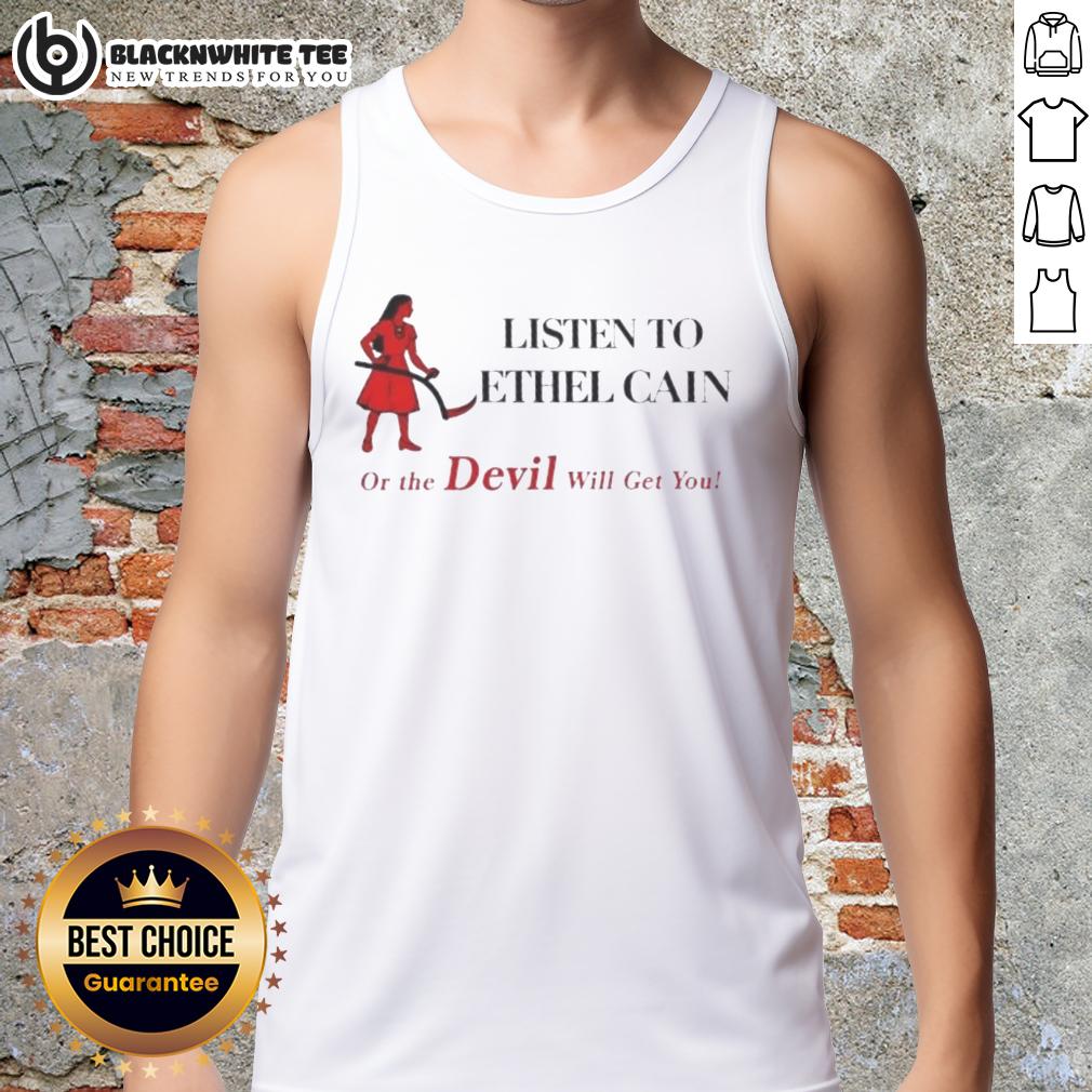 Top Listen To Ethel Cain Coachella Or The Devil Will Get You T-Shirt - Image 4